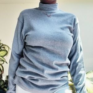 Croft and Barrow Mock Turtle Neck Pullover Top